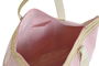 DKD Home Decor Bolso Mediterraneo Rosa Palo Lila 4 Unidades 63 x 14 x 42 cm