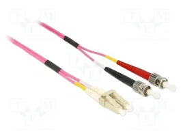 DeLOCK Cable de fibra óptica LC a ST multimodo OM4 0,5 m