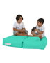 Atelier Del Sofa Puf de Jardín Doble Turquesa 100x50x20 cm