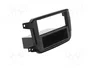 PER.PIC. Bastidor de montaje de radio Smart 2 DIN Negro