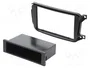 PER.PIC. Bastidor de montaje de radio Smart 2 DIN Negro