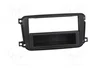 PER.PIC. Bastidor de montaje de radio Smart 2 DIN Negro