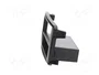 PER.PIC. Bastidor de montaje de radio Smart 2 DIN Negro