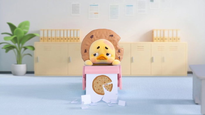 Comansi Pitenaught Upset Duck Small Status Display Blindbox