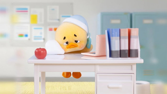 Comansi Pitenaught Upset Duck Small Status Display Blindbox