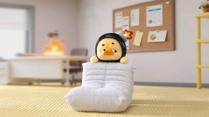 Comansi Pitenaught Upset Duck Small Status Display Blindbox