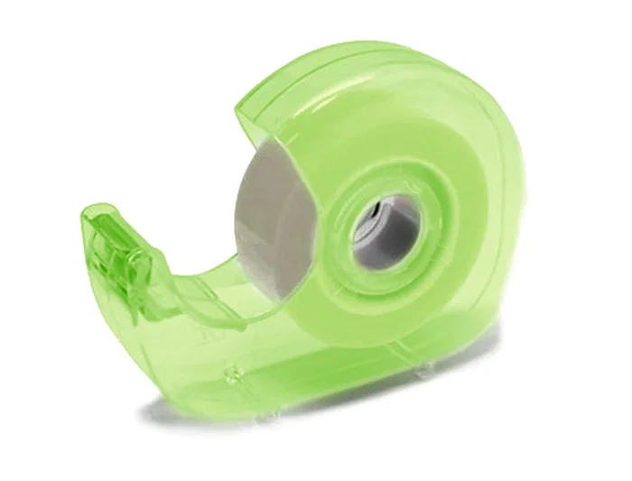 Q-connect Portarrollos Miniatura, Para Cinta Adhesiva de 33 m x 19 mm, Incluye Cinta, Dimensiones 125x100x29 mm, Presentación en Blíster