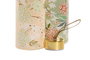 DKD Home Decor Surtido de 2 Botellas de Borosilicato 550 ml, Verde y Beige
