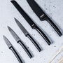 Cook Concept Cuchillo Negro Acero Inoxidable Hoja 7,5 cm