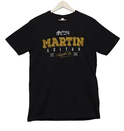 MARTIN CF Martin Authentic Camiseta Negra W/Logo Talla S