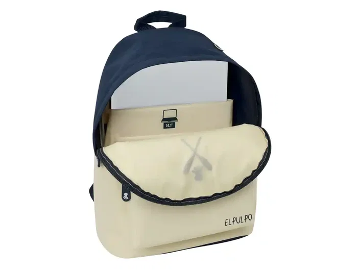 Safta Mochila para Portátil 14,1 El Pulpo Beige Safta Mochila para Portátil 14,1 El Pulpo Beige