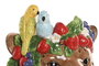 DKD Home Decor Centro de Mesa de Cerámica Animal Marrón 25x23x23,5 cm