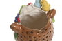 DKD Home Decor Centro de Mesa de Cerámica Animal Marrón 25x23x23,5 cm