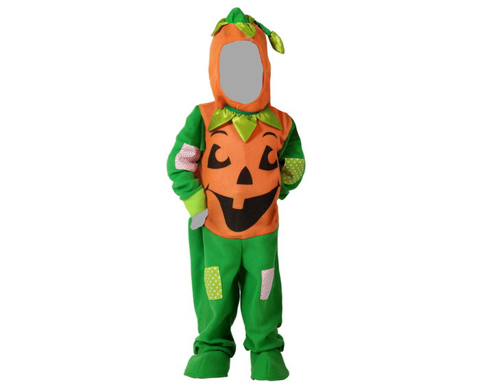 Disfraz Calabaza Niño Bebé con Capucha y Mono Disfraz Calabaza Niño Bebé con Capucha y Mono
