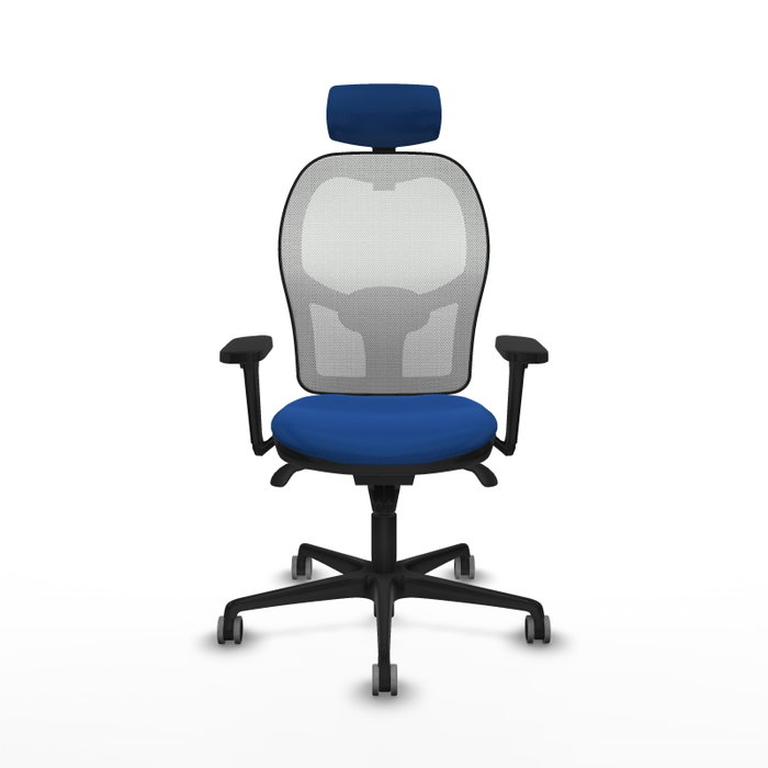 PIQUERAS Y CRESPO Silla de oficina Jorquera Azul con mecanismo Sincro PIQUERAS Y CRESPO Silla de oficina Jorquera Azul con mecanismo Sincro