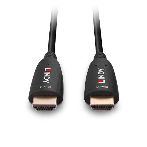 LINDY 38512 Cable HDMI 2.1 20m, 48 Gbit/s, 8K, HDR10+/Dolby Vision, Conectores HDMI Tipo A Macho Chapados en Oro, Negro LINDY 38512 Cable HDMI 2.1 20m, 48 Gbit/s, 8K, HDR10+/Dolby Vision, Conectores HDMI Tipo A Macho Chapados en Oro, Negro
