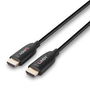 LINDY 38512 Cable HDMI 2.1 20m, 48 Gbit/s, 8K, HDR10+/Dolby Vision, Conectores HDMI Tipo A Macho Chapados en Oro, Negro