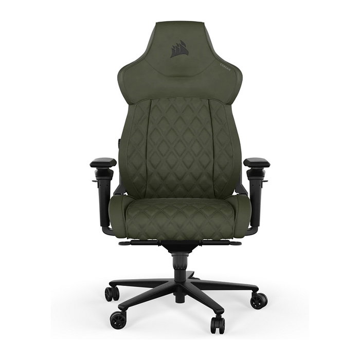 Corsair TC500 LUXE Silla Gaming, Asiento y Respaldo Acolchado en Verde, Ajuste 3D de Reposabrazos, para Usuario de hasta 180 cm y 120 kg Corsair TC500 LUXE Silla Gaming, Asiento y Respaldo Acolchado en Verde, Ajuste 3D de Reposabrazos, para Usuario de hasta 180 cm y 120 kg