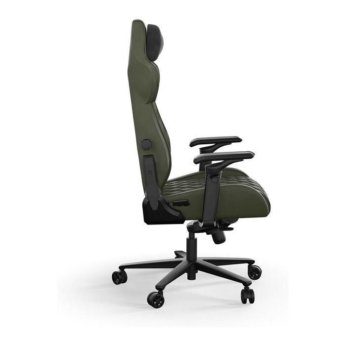 Corsair TC500 LUXE Silla Gaming, Asiento y Respaldo Acolchado en Verde, Ajuste 3D de Reposabrazos, para Usuario de hasta 180 cm y 120 kg Corsair TC500 LUXE Silla Gaming, Asiento y Respaldo Acolchado en Verde, Ajuste 3D de Reposabrazos, para Usuario de hasta 180 cm y 120 kg