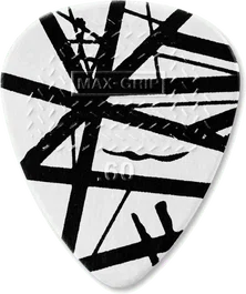 Dunlop Púas Signature EVH Frankenstein Blanca - 0,60 Mm (Pack 24)