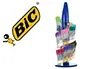 Bic Expositor Bolígrafos Cristal Family 770 Unidades Surtidas Colores Clásicos y Fun Tinta Aceite Trazo 0.4mm