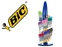 Bic Expositor Bolígrafos Cristal Family 770 Unidades Surtidas Colores Clásicos y Fun Tinta Aceite Trazo 0.4mm