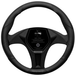 Momo Funda Volante Tuning Blk Edition M 38-39 cm MOMLSWC0TUNBE, Polipiel Negro Deportivo