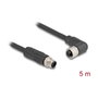DeLOCK 80527 Cable para sensor/actuador M12 de 5 m, Negro