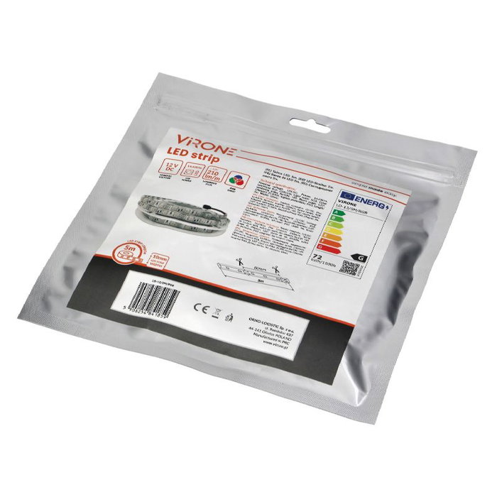 ORNO Tira LED RGB 5050 12V 5m IP63 ORNO Tira LED RGB 5050 12V 5m IP63