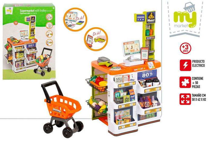 Color Baby Supermercado 60 Pzas My Home 50x42x82 cm