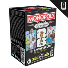 Monopoly FIFA Panini Prizm Booster Pack Leyendas - Caja de 24 Cartas Coleccionables