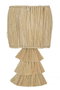 DKD Home Decor Lampara Sobremesa Boho India lamps 2c25 Marron 25 x 52 x 25 cm