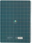Mr. Wonderful Libreta WOA11049ES A4 Tapa Dura Espiral 160 Páginas Cuadriculadas con Pegatinas Motivacional Verde