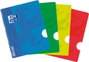 OXFORD Paquete de 10 libretas Openflex A5, hojas lisas 90g, tapa de plástico