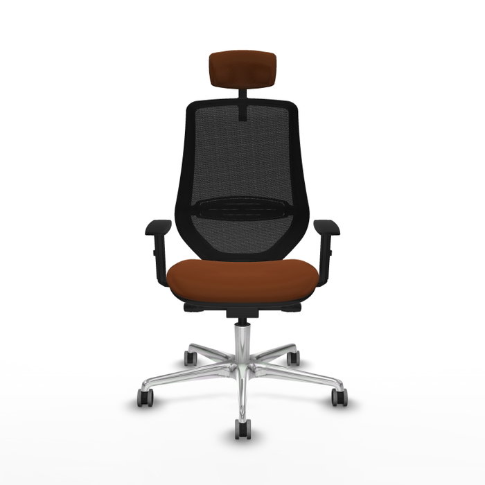 PIQUERAS Y CRESPO Silla de oficina Mardos con mecanismo Sincro/Traslack Marrón y Negro PIQUERAS Y CRESPO Silla de oficina Mardos con mecanismo Sincro/Traslack Marrón y Negro