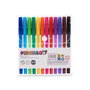 Set de Bolígrafos Pincello Amarillo Azul Marrón Negro Rojo Verde Morado Multicolor Naranja Rosa Violeta Verde oscuro Celeste (12