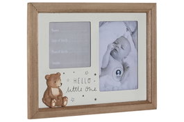 DKD Home Decor Set de 4 Marcos de Fotos 10x15 cm Beige
