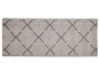 Giftdecor Alfombra Rombos Blanco Gris 60 x 150 cm (Set de 24)