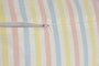 DKD Home Decor Cojín de Algodón 45x45 Multicolor con Volantes y Rayas (Pack de 2)