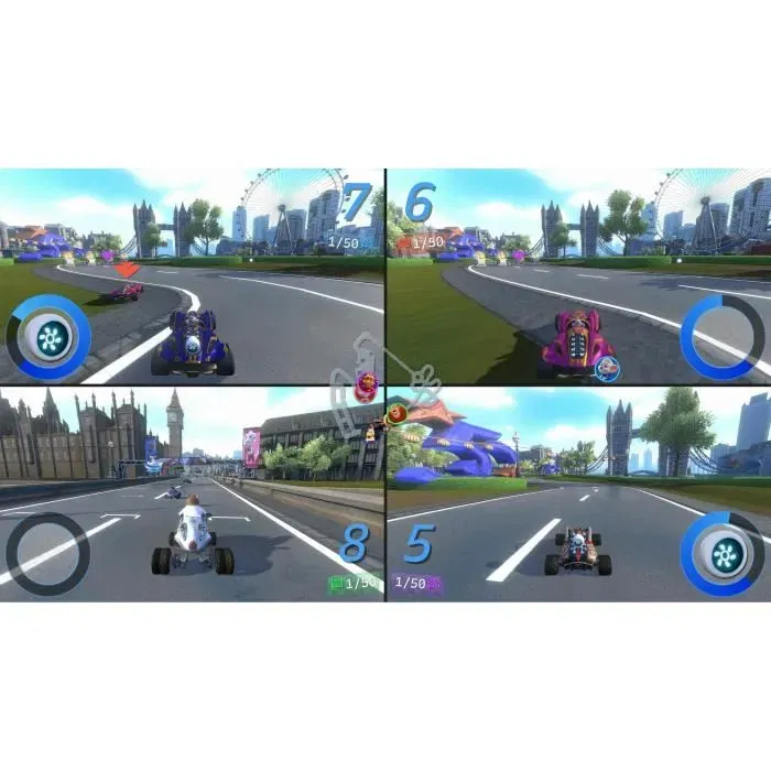 Just For Games Ed & Edda Grand Prix Racing Champions - Juego para Nintendo Switch