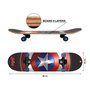 Skate board capitan america
