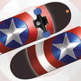 Skate board capitan america