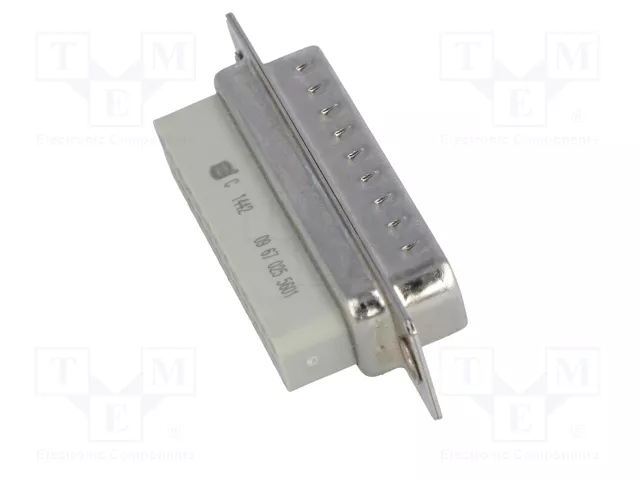 HARTING Conector D-Sub macho de 25 pines para transferencia de datos