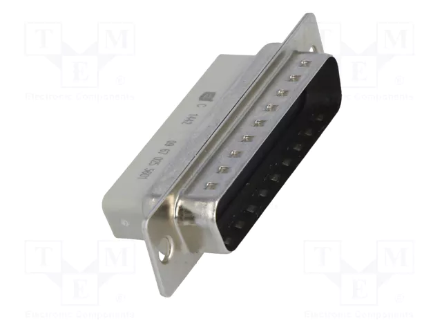 HARTING Conector D-Sub macho de 25 pines para transferencia de datos
