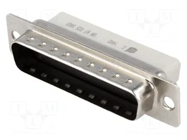 HARTING Conector D-Sub macho de 25 pines para transferencia de datos