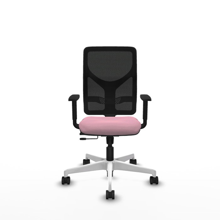 PIQUERAS Y CRESPO Silla de oficina Motilla Rosa con mecanismo Sincro/Traslack PIQUERAS Y CRESPO Silla de oficina Motilla Rosa con mecanismo Sincro/Traslack