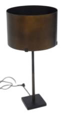 DKD Home Decor Lámpara de Acero Patinado Bronce 40x40x80