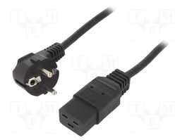 Gembird Cable de alimentación IEC320 C19 1,8 m negro