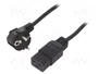 Gembird Cable de alimentación IEC320 C19 1,8 m negro