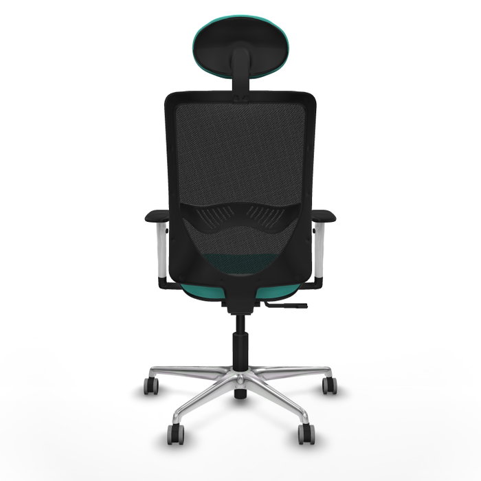 PIQUERAS Y CRESPO Silla de oficina Zulema con mecanismo Sincro, Turquesa y Negro PIQUERAS Y CRESPO Silla de oficina Zulema con mecanismo Sincro, Turquesa y Negro